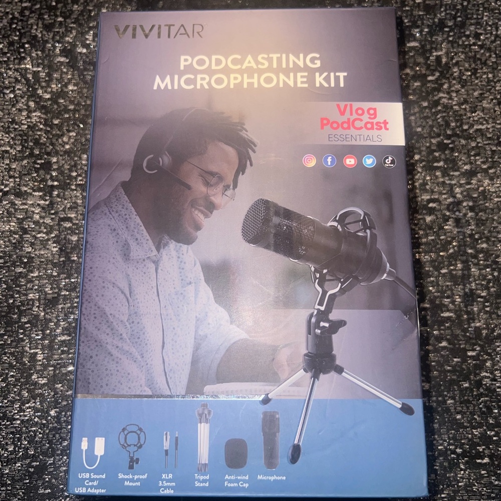 Vivitar Vlog Podcast Microphone Kit